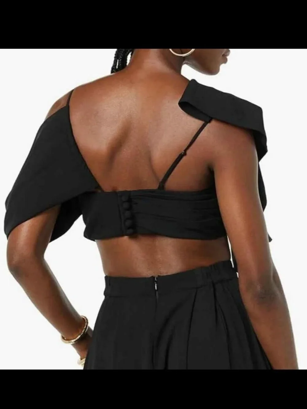 NWT Making The Cut Black Formal Camisole Top Sz XS - Picture 6 of 7